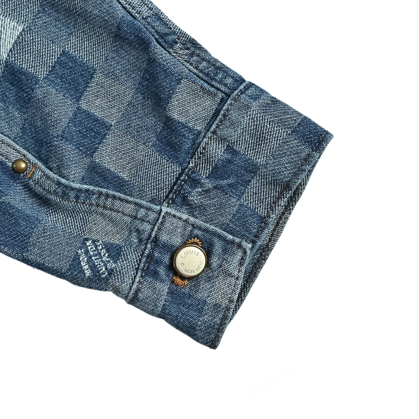 Louis Vuitton/Louis Vuitton mosaic denim jacket